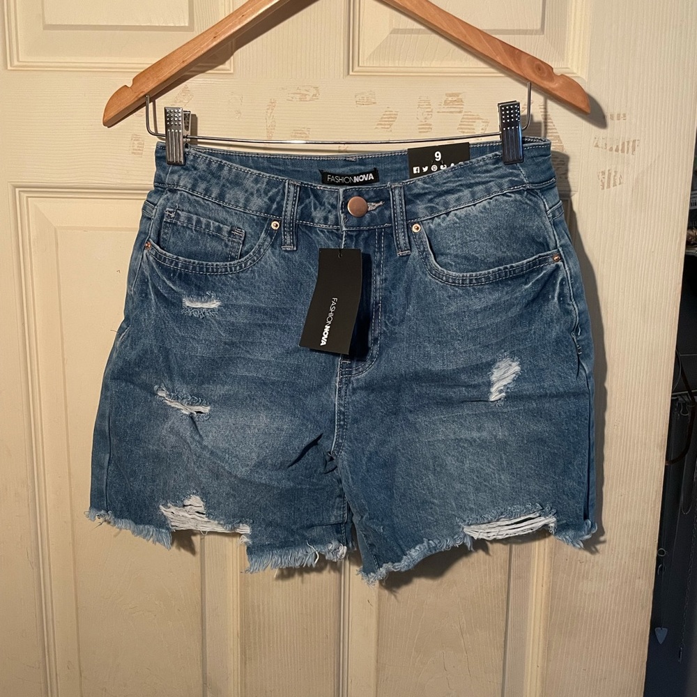Fashion nova jean shorts